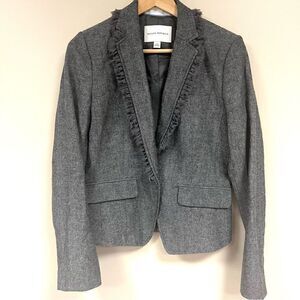 Banana Republic wool blend herringbone blazer sz8